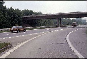 Einfahrt West zu Hauptfahrbahn West (Frankfurt Richtung Heildeberg)