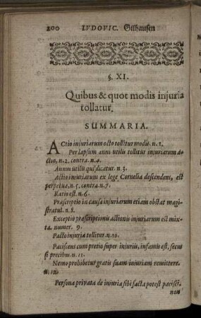 §. XI. Quibus & quot modis injuria tollatur.