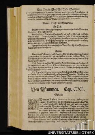 Cap. CXL. Von Pfrimmen.