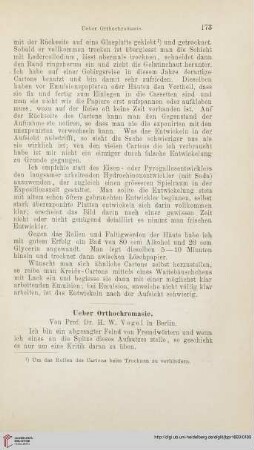 Ueber Orthochromasie
