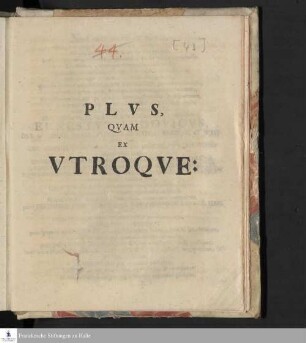Plvs, Qvam Ex Vtroqve