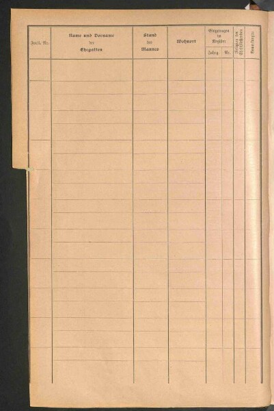 Standesamtsbuch der Stadt Aschaffenburg: Register Eheschließungen 1927 - 1929