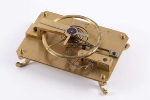 Gangmodell freie Federhemmung für Taschenchronometer, Uhrmacherschule Furtwangen, um 1860
