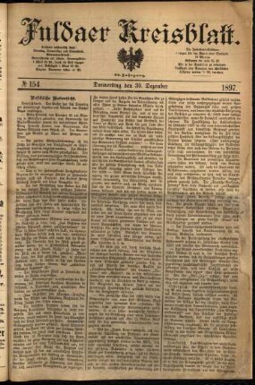 Ausgabe vom Donnerstag, den 30. Dezember 1897.