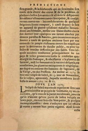 Prédictions pour trente cinq ans des choses plus memorables