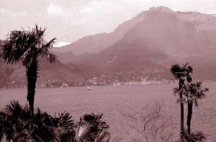Bellagio: Schwimmbad vor dem Hotel, Villa Serbelloni
