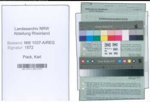 Entnazifizierung Karl Pack , geb. 30.06.1906 (Fabrikant)