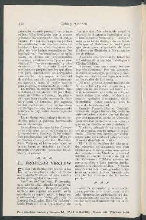 El profesor Virchow.