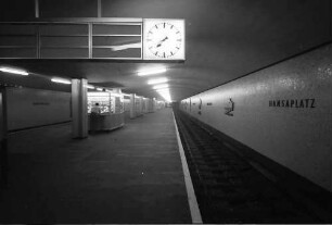 Berlin: Interbau; U-Bahnhof Hansaplatz; Bahnsteig