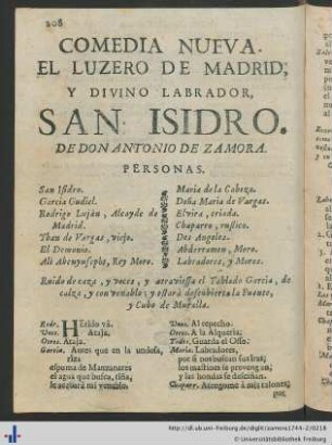 El Lucero de Madrid San Isidro Labrador.