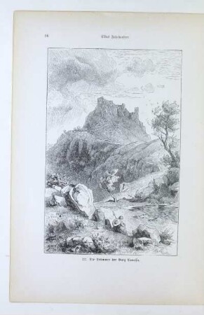 22. Die Trümmer der Burg Canossa