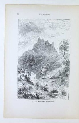 22. Die Trümmer der Burg Canossa