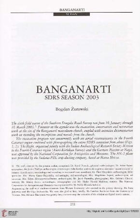 15: Banganarti : SDRS season 2003