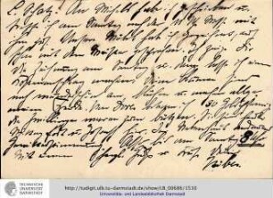 Postkarte vom 06.03.1908