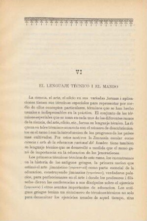 VI. El lenguaje técnico i el mando