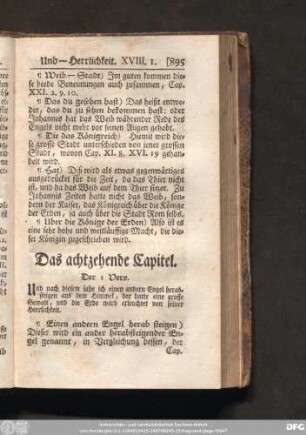 Das achtzehende Capitel.