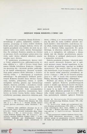 13: Nieznany widok Krakowa z roku 1805