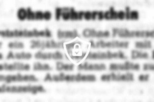 Ohne Führerschein