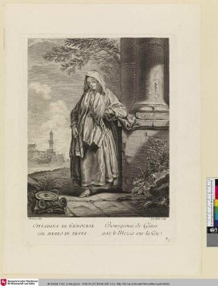 Bourgeoie de Gênes avec le Mezzo sur la tête