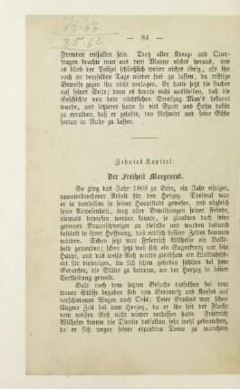 Zehntes Kapitel: Der Freiheit Morgenrot