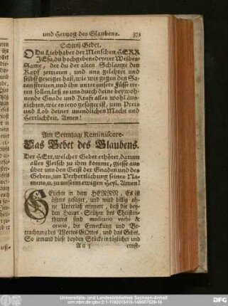 Am Sonntage Reminiscere. Das Gebet des Glaubens.