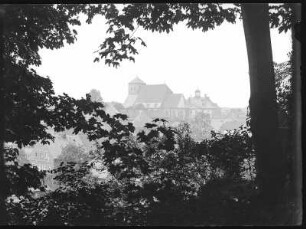 Hainichen. Blick auf die alte Kirche
