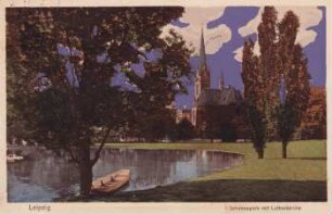 Leipzig: Johannapark mit Lutherkirche