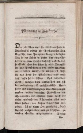 Plünderung in Frankenthal