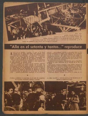 "Allá en el setenta y tantos ..." reproduce las jornadas revolucionarias del 80
