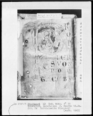 Epistolar — Initialseite P(ropter), Folio 1verso