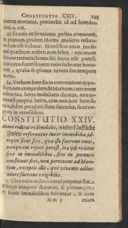 Constitutio XXIV.
