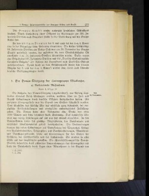 3. Der Donau=Übergang der Heeresgruppe Mackensen.