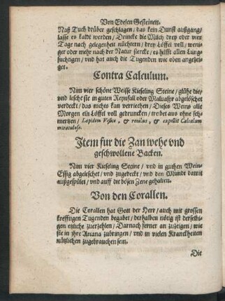 Von den Corallen.