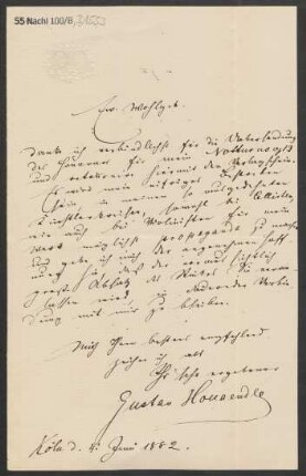 Brief an B. Schott's Söhne : 04.06.1882