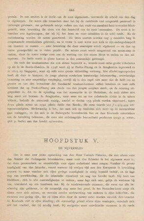 Hoofdstuk V. De nijverheid