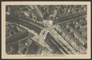 Ansichtskarte „Kottbuser Brücke, Landwehr-Kanal“