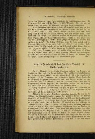 Lehrerbildungsanstalt des deutschen Vereins für Knabenhandarbeit