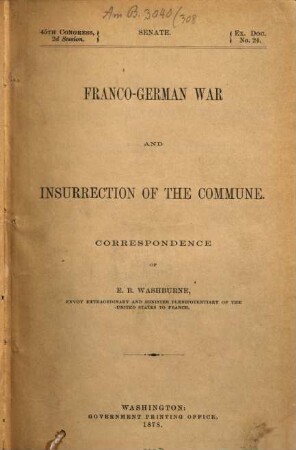Franco-German War and insurrection of the commune