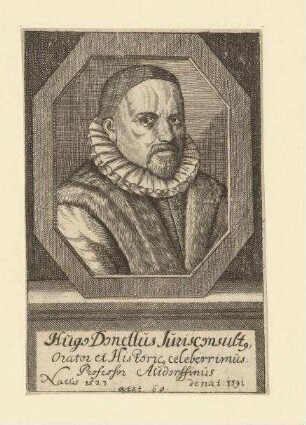 Hugo Donellus; geb. 1523; gest. 1591