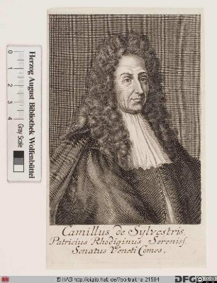 Bildnis Camillo Silvestri (Sylvestri(s)) (1690 conte)