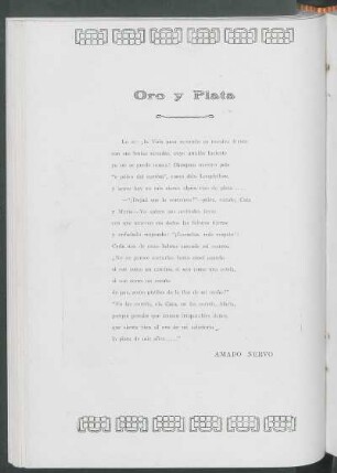 Oro y Plata (Poesía)