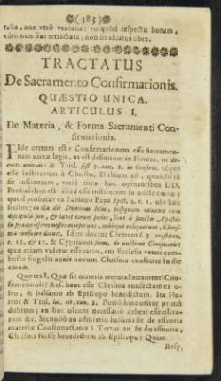 Quaestio Unica.