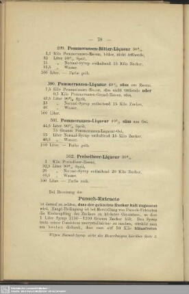 Von der Bereitung der Punsch-Extracte