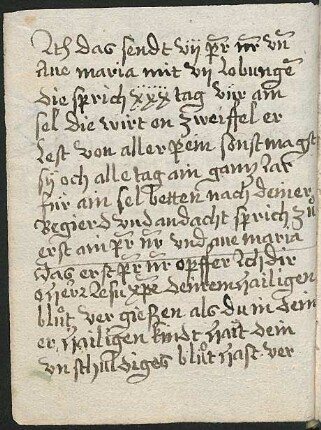 Sieben Paternoster und Avemaria