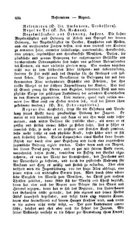 Regent, (der christliche), ...
