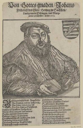 Bildnis des Johan Friderich