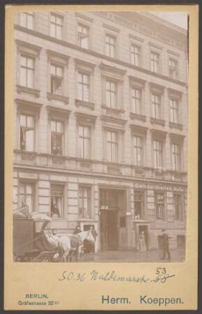 Ansichtskarte Waldemarstraße 53