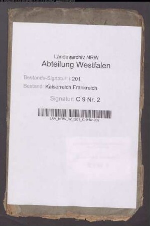 Pensionen für Mitglieder des aufgehobenen Klosters Gravenhorst.