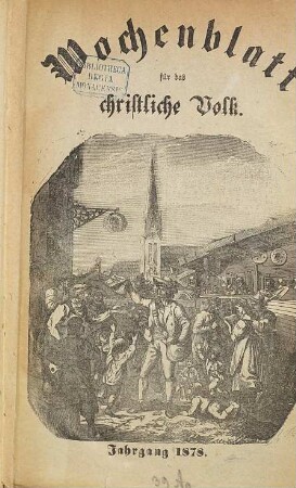 Wochenblatt für das christliche Volk. 1878