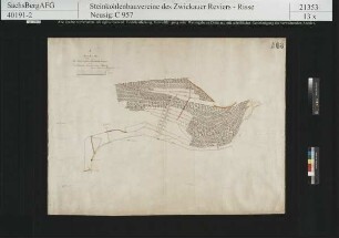 Tiefes Pechkohlenflöz des Westflügels beim Kunstschacht